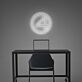Zahl 4 im Kreis LED-Neonschild Büro Arbeitszimmer