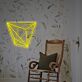 Polygonales Linienmotiv LED-Neonschild