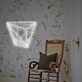 Polygonales Linienmotiv LED-Neonschild