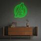 Brighten Up Your Game Room or Movie Night with The Avengers End Game Logo LED Neon Sign.
