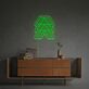 Stilisierter Tannenbaum LED-Neonschild für Wohnzimmer oder Büro