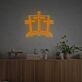 Bring a radiant glow to weddings, bars, and festive gatherings with the Three Ten Crosses LED Neon Sign.