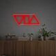 Geometrische Dreiecksformen LED-Neonschild für Wohnzimmer oder Büro
