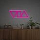 Geometrische Dreiecksformen LED-Neonschild für Wohnzimmer oder Büro