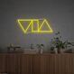 Geometrische Dreiecksformen LED-Neonschild für Wohnzimmer oder Büro