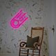 Komet LED-Neonschild für Wohnzimmer oder Schlafzimmer