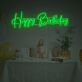 Happy birthday LED-Neonschild für Geburtstagsparty