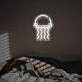 Qualle LED-Neonschild für Schlafzimmer oder Wohnzimmer