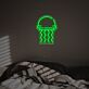 Qualle LED-Neonschild für Schlafzimmer oder Wohnzimmer