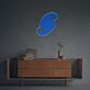 Abstraktes Spiral Symbol LED-Neonschild Wohnzimmer Büro
