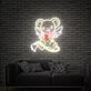 Brighten Up Your Space: Anime Sakura Magical Girl Card Hunter Kero Strawberry Neon Sign for Bars, Gaming Rooms, and Anime-Themed Celebrations