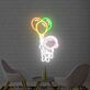 Astronaut mit Luftballons LED-Neonschild für Wohnzimmer oder Kinderzimmer