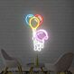 Astronaut mit Luftballons LED-Neonschild für Wohnzimmer oder Kinderzimmer