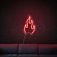 Flamme LED-Neonschild Wohnzimmer Bar