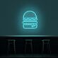 Hamburger LED-Neonschild für Restaurant Bar