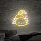 Schlafender Axolotl LED-Neonschild