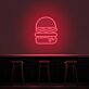 Hamburger LED-Neonschild für Restaurant Bar