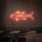 Brighten Your Bar, Home, or Seafood Restaurant with the Blue Flag Tuna Neon Sign Fish Neon Lights Decor.