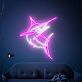 Schwertfisch LED-Neonschild Wohnzimmer Büro