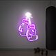 Boxhandschuhe LED-Neonschild für Fitnessstudio Sportbar