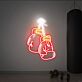 Boxhandschuhe LED-Neonschild für Fitnessstudio Sportbar