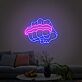 Faust mit Schlagring LED-Neonschild für Wohnzimmer Gamingzimmer