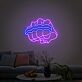 Faust mit Schlagring LED-Neonschild für Wohnzimmer Gamingzimmer