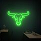 Stierkopf LED-Neonschild für Bar und Restaurant