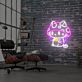 Brighten Up Your Space: Cat With Mushroom Hat Neon Sign - Perfect for Bedroom, Living Room, Bars, and Parties Decor Lamp & Ideal Holiday Gift
