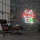 Brighten Up Your Space: Cat With Mushroom Hat Neon Sign - Perfect for Bedroom, Living Room, Bars, and Parties Decor Lamp & Ideal Holiday Gift