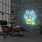 Brighten Up Your Space: Cat With Mushroom Hat Neon Sign - Perfect for Bedroom, Living Room, Bars, and Parties Decor Lamp & Ideal Holiday Gift
