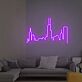 Stadt Skyline LED-Neonschild Wohnzimmer Büro