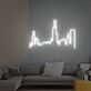 Stadt Skyline LED-Neonschild Wohnzimmer Büro