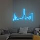 Stadt Skyline LED-Neonschild Wohnzimmer Büro