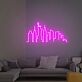 New York Skyline mit Freiheitsstatue LED-Neonschild Wohnzimmer Büro