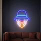 Brighten Up Your Celebrations and Spaces: Clown Neon Sign Halloween Gift Jocker Led Wall Sign - Perfect for Home Decor, Office Ambiance, Bars, and Festive Christmas Gifting Ideas.