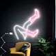 Beine mit Cowboystiefeln LED-Neonschild für Bar oder Club