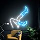 Beine mit Cowboystiefeln LED-Neonschild für Bar oder Club