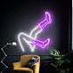 Beine mit Cowboystiefeln LED-Neonschild für Bar oder Club