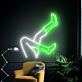 Beine mit Cowboystiefeln LED-Neonschild für Bar oder Club