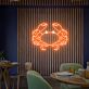 Krabbe LED-Neonschild für Restaurant Bar
