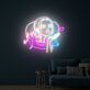 Brighten Up Your Space with Crazy Girl Harley Quinn Neon Sign Task Force X Neon Lights - Perfect for Bars, Game Rooms, and Movie Nights.