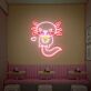 Axolotl mit Bubble Tea LED-Neonschild für Café und Restaurant