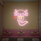 Axolotl mit Bubble Tea LED-Neonschild für Café und Restaurant