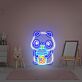 Brighten Your Café or Kitchen: Cute Bear Drink Coffee Kawaii Bear Neon Sign Perfect for Creating a Cozy Atmosphere
