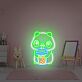 Brighten Your Café or Kitchen: Cute Bear Drink Coffee Kawaii Bear Neon Sign Perfect for Creating a Cozy Atmosphere