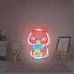 Brighten Your Café or Kitchen: Cute Bear Drink Coffee Kawaii Bear Neon Sign Perfect for Creating a Cozy Atmosphere