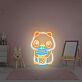 Brighten Your Café or Kitchen: Cute Bear Drink Coffee Kawaii Bear Neon Sign Perfect for Creating a Cozy Atmosphere