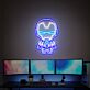 Superheldenfigur im Comicstil LED-Neonschild Gaming Zimmer