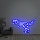 Tyrannosaurus Rex Skelett LED-Neonschild Wohnzimmer Kinderzimmer